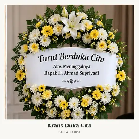 Krans Bunga Duka Teuku Umar Denpasar